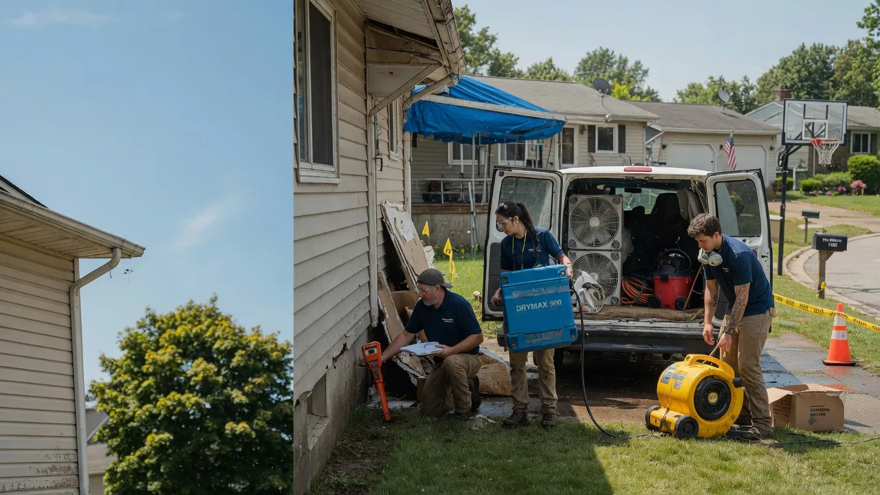 Ceiling Leak Cleanup in Hanna, IN near me